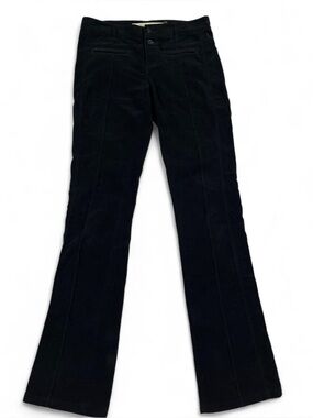 Vintage Daughters Of Liberation Soft Velvet Bootcut Black Sz 4 Pants Mid Rise‎
